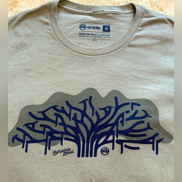 Men's Light Blue Graphic Tee - Picture 3 of 4